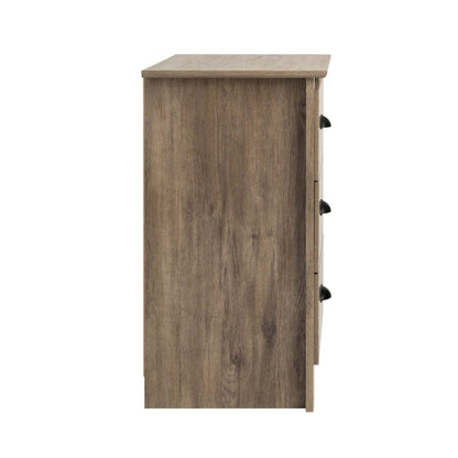 Salt Spring 3-Drawer Tall Nightstand - Drifted Grey|Table de nuit haute Salt Spring à 3 tiroirs - gris délavé