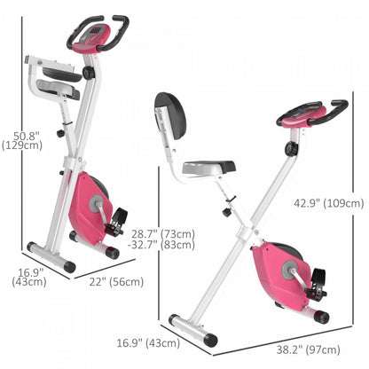 Soozier Vélo D'exercice Pliable Avec 8 Niveaux De Résistance Magnétique|Soozier Vélo D'exercice Pliable Avec 8 Niveaux De Résistance Magnétique