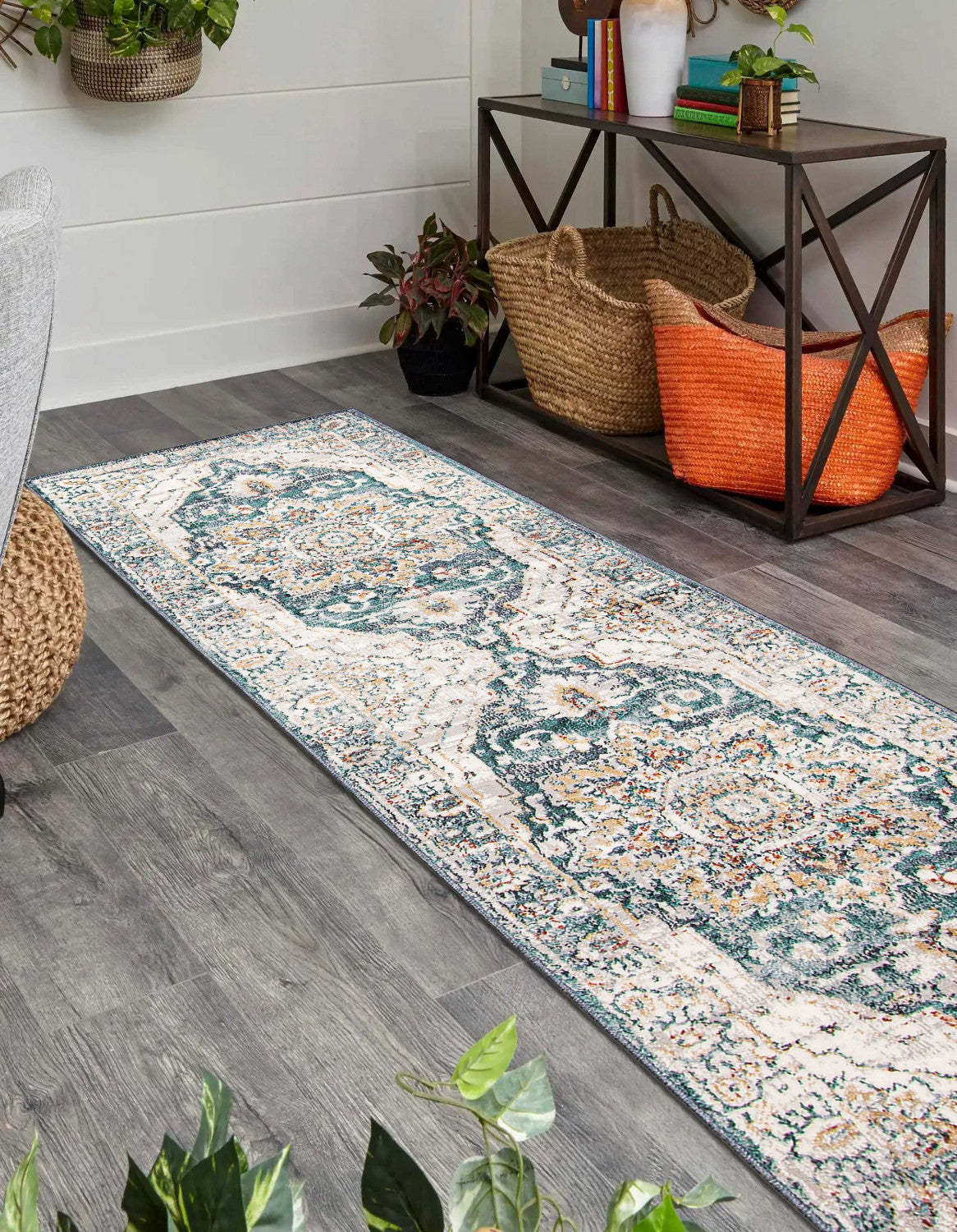 Tapis Legacy bleu sarcelle - 2'8 x 8'2|Carpette Legacy bleu sarcelle - 2 pi 8 po x 8 pi 2 po