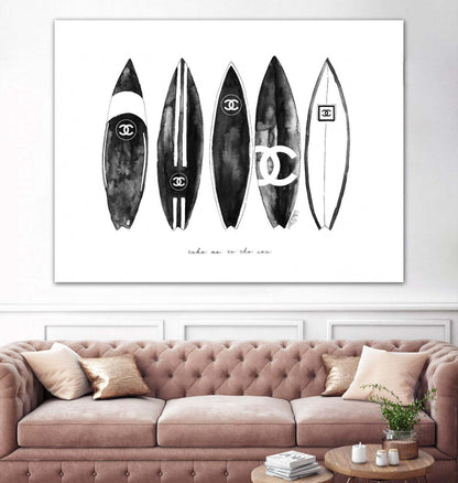 Surf Paysage Giant Art 72x54 Wall Art|Œuvre d'art murale Giant Art « Surf Landscape » 72 x 54
