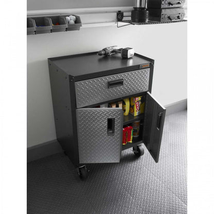 Gladiator 3/4-Door Modular Gearbox - Silver Tread|Armoire modulaire GearBox à portes 3/4 de Gladiator - bande de roulement argentée