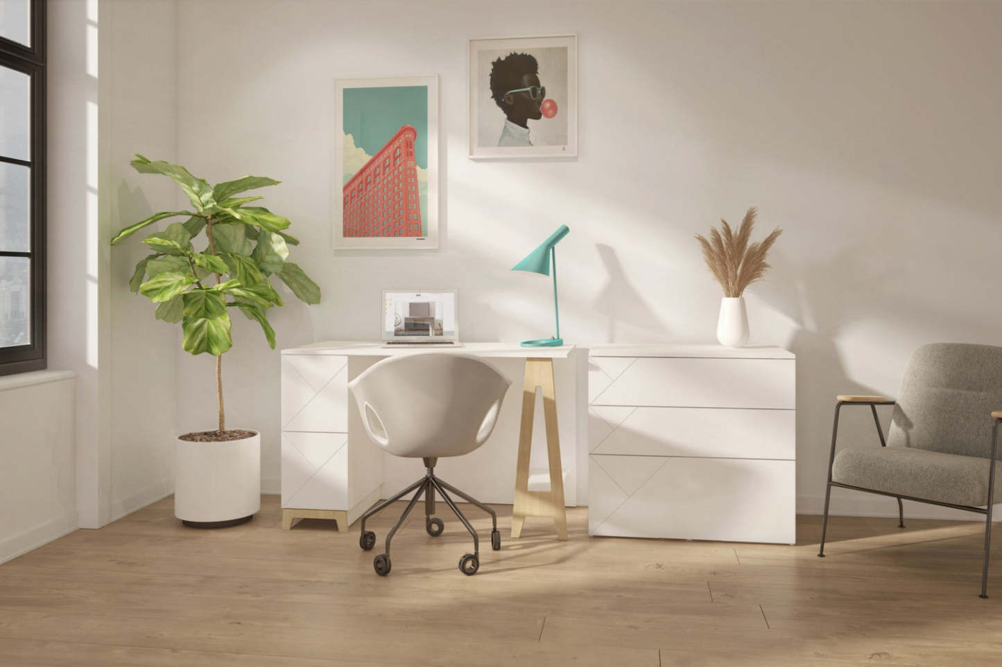 Nordika Classeur Atypik - Blanc | Classeur Atypik Nordika - blanc | D08HWVJO