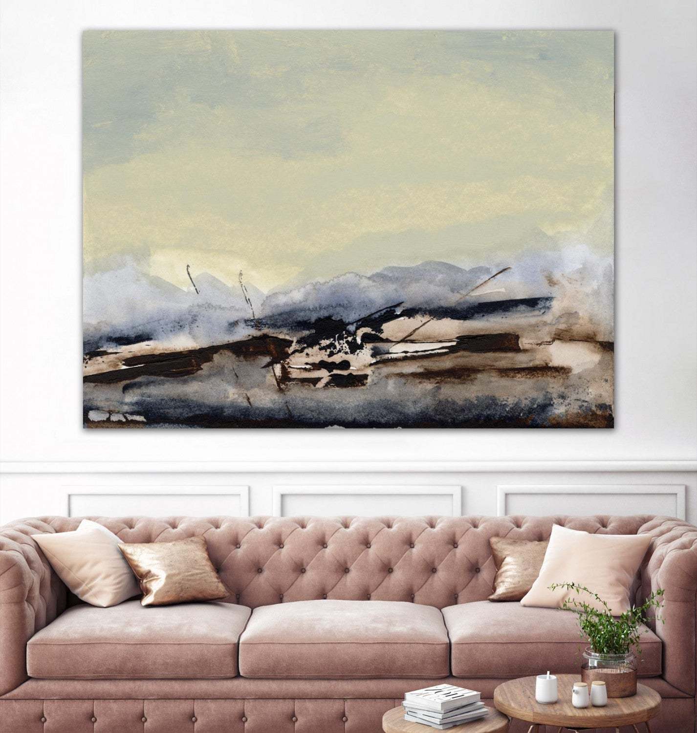 Shanthih Ii Giant Art 72x54 Wall Art|Œuvre d'art murale Giant Art « Shanthih Ii » 72 x 54