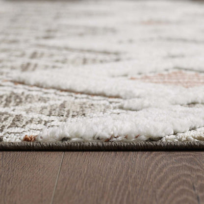 Quinto Twinkle Orange Shag Area Rug - 7'7 x 10'|Carpette à poil long Quinto Twinkle orange - 7 pi 7 po x 10 pi