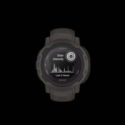 Montre Gps Garmin Instinct® 2 Solar - Design robuste et durable avec chargement solaire - Graphite|Montre Gps Garmin Instinct® 2 Solar - Design robuste et durable avec chargement solaire - Graphite