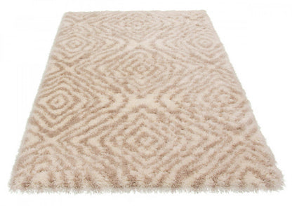 Tapis Agalia Abstract ivoire-beige - 160 x 220 cm | D29EOIP4