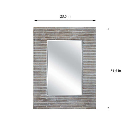 Miroir Jeanie Grey 31.5|Miroir Jeanie de 31,5 po gris