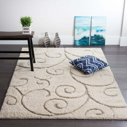 Oakville Cream Curves 3x5 Area Rug|Carpette Oakville Curves crème 3 x 5|D80GUG4P