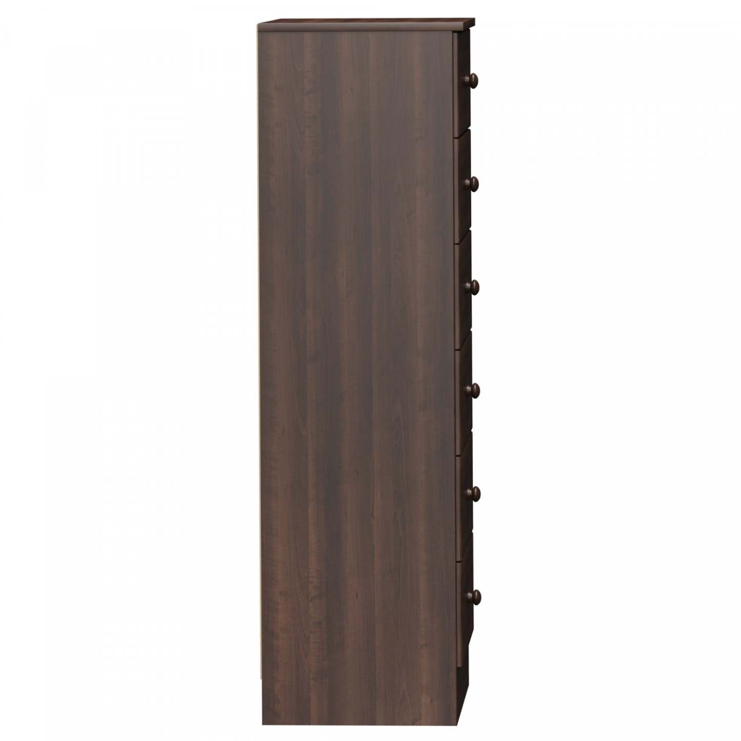 Commode haute Astrid 6 tiroirs - Espresso|Commode verticale haute Astrid à 6 tiroirs - expresso