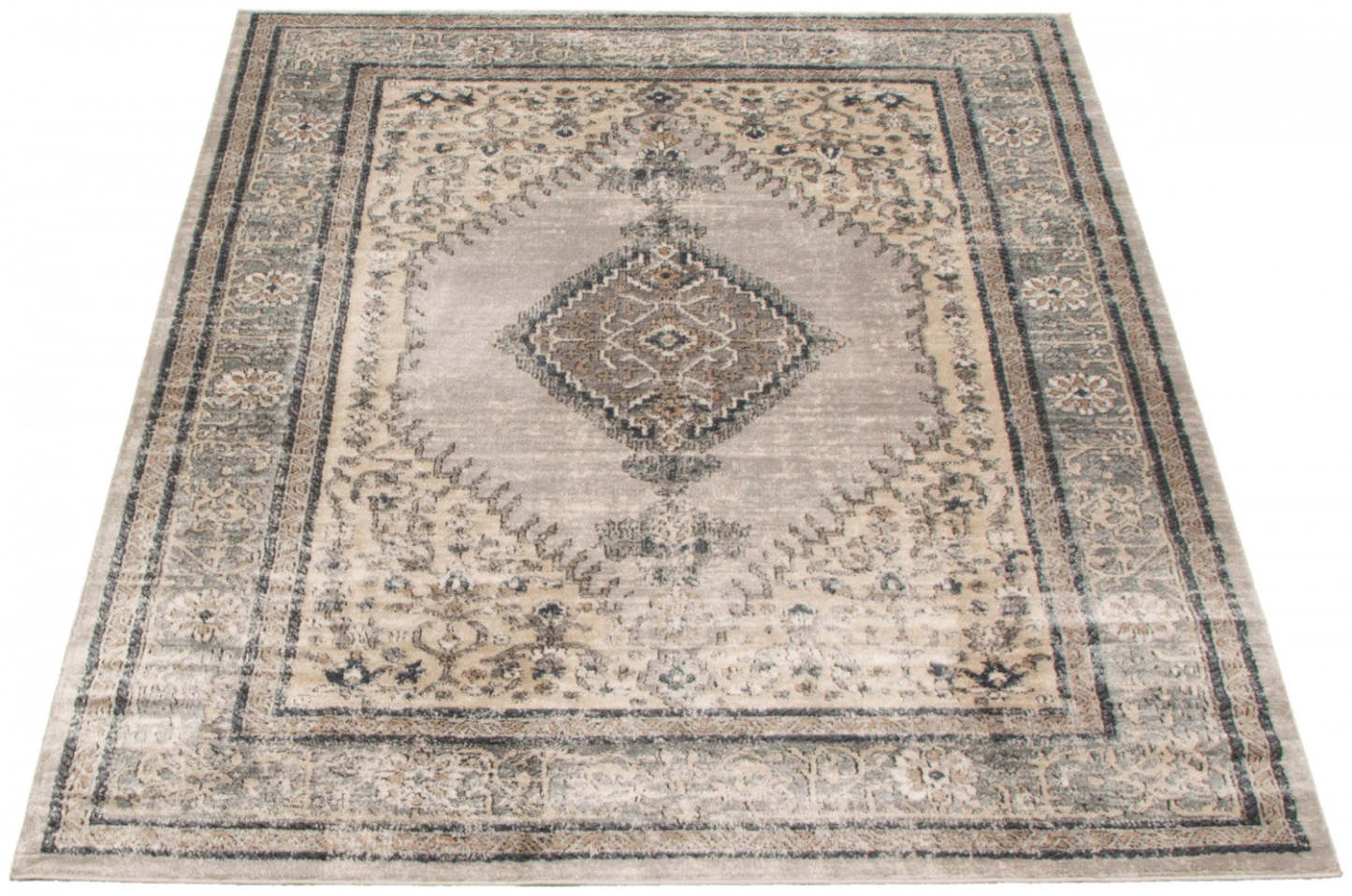 Octavian Bijar Ivory Area Rug - 5'3 x 7'3|Carpette Octavian Bijar ivoire - 5 pi 3 po x 7 pi 3 po| D2978BOO