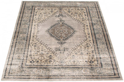 Octavian Bijar Ivory Area Rug - 5'3 x 7'3|Carpette Octavian Bijar ivoire - 5 pi 3 po x 7 pi 3 po| D2978BOO