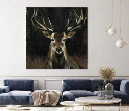 Œuvre d'art murale géante « Young Buck » 72 x 72