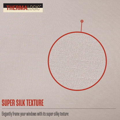 Thermalogic Antique Silver Pearl Satin Room Darkening Grommet Curtain Panel - 52 x 84|Panneau de rideau assombrissant à œillets Antique en satin perle argentée de Thermalogic - 52 x 84