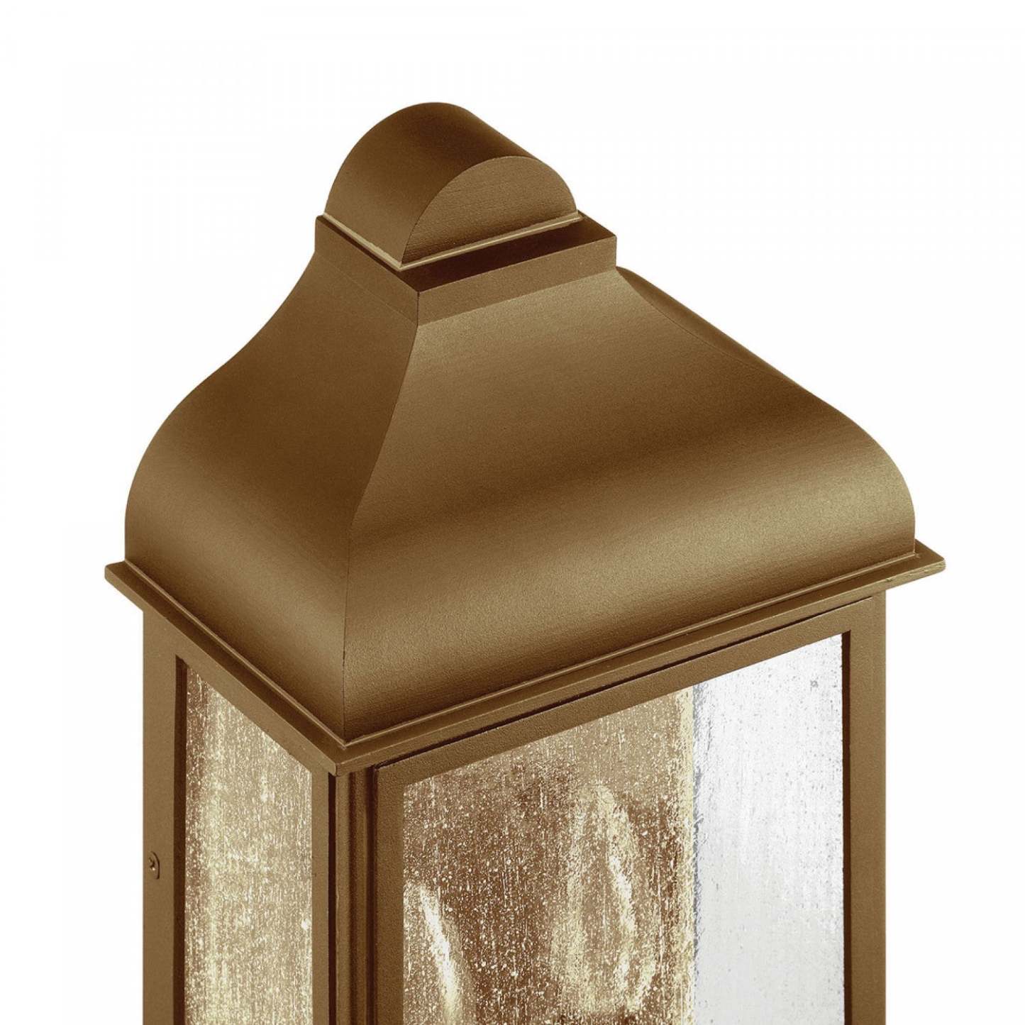Madrid 2 Light Outdoor Wall Sconce, Weathered Brass Lamp | Applique Murale D’exterieur Madrid A 2 lampes, Laiton Vieilli