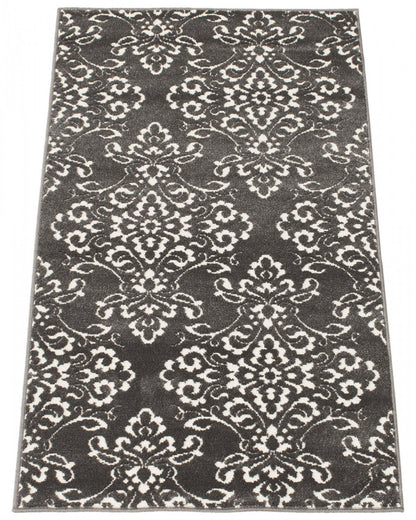Tapis Caledonia Gris 2'8 x 4'11|Carpette Caledonia grise 2 pi 8 po x 4 pi 11 po|D86FYN2H