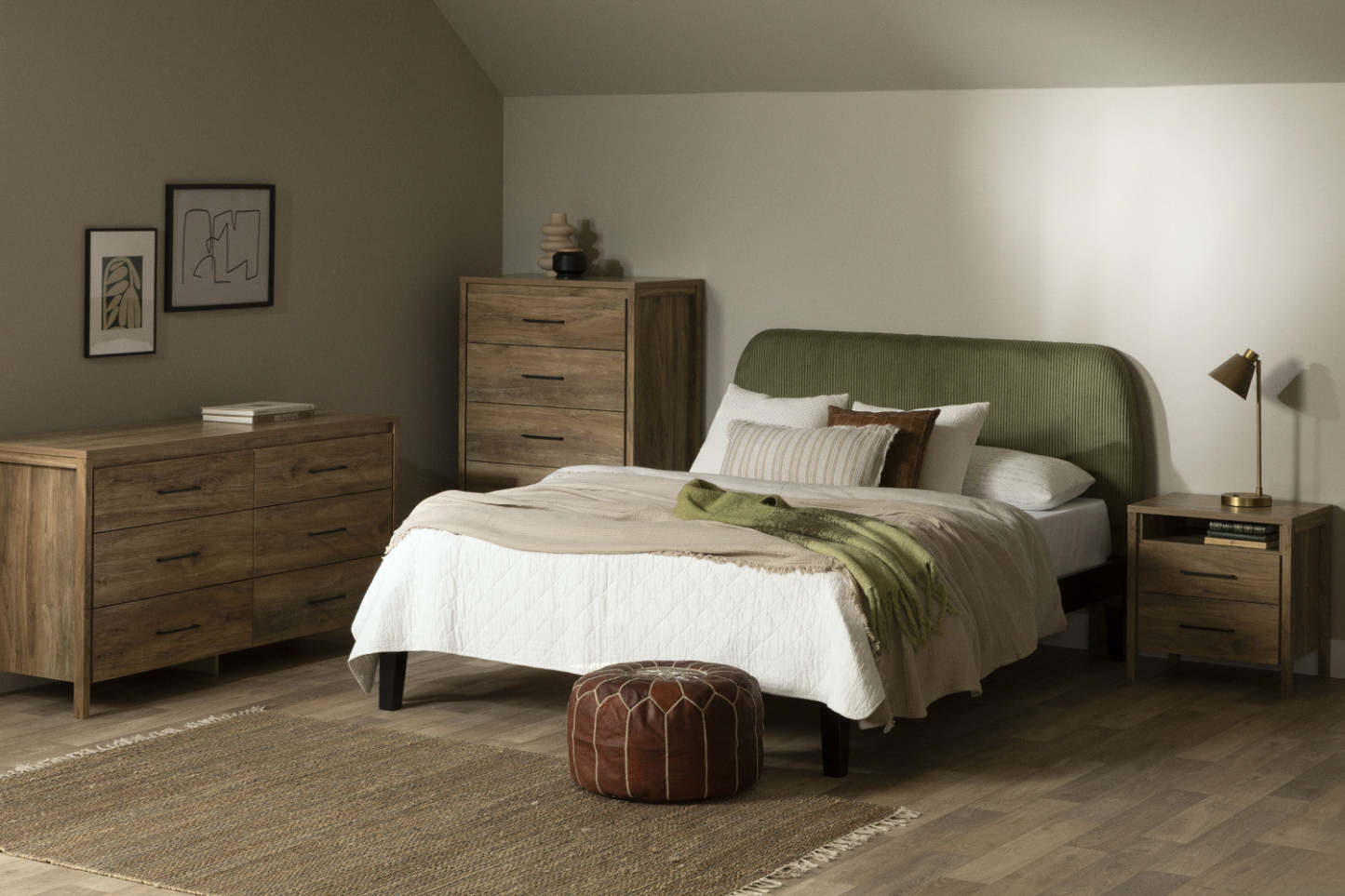 Commode 5 tiroirs Gravity - Mangue Naturel | Commode Gravity 5 Tiroirs - Manguier Naturel