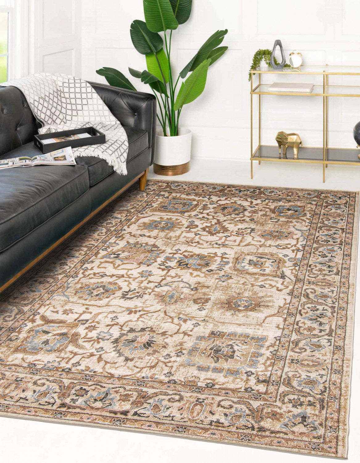 Tapis de zone Toscane ivoire - 5'0 X 8'0 | Carpette Toscane ivoire - 5 pi 0 po x 8 pi 0 po