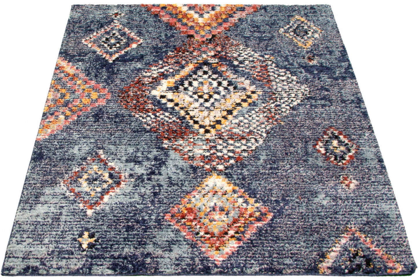 Tapis Makondo Mosaique Bleu - 8'0 x 10'0|Carpette Makondo Mosaique bleu - 8 pi 0 pox 10 pi 0 po| D28A2LUF