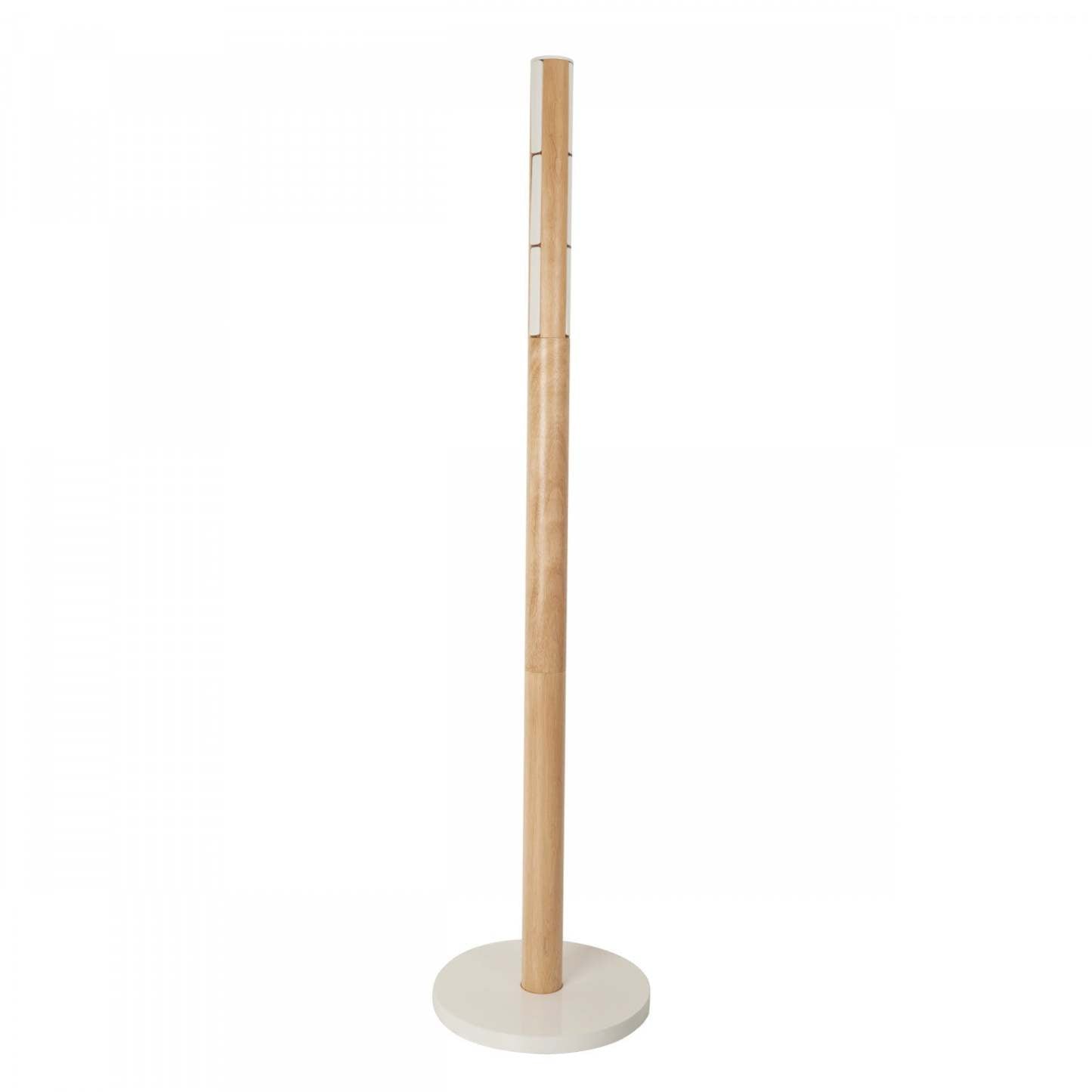 Umbra Modern Wood Flapper Coat Rack - Blanc et Naturel|Portemanteau moderne Flapper de Umbra en bois - blanc et naturel