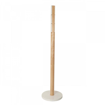 Umbra Modern Wood Flapper Coat Rack - Blanc et Naturel|Portemanteau moderne Flapper de Umbra en bois - blanc et naturel