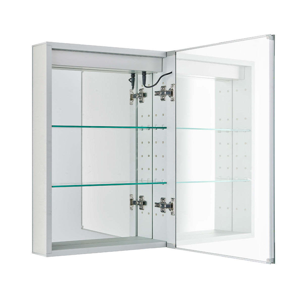 Stapik LED Medicine Mirror Cabinet - Silver|Armoire à pharmacie Stapik avec miroir et DEL - argentée
