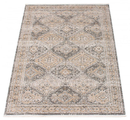 Tapis Leandra taupe/gris 8'0 X 10'0 Tapis|Carpette Leandra taupe/grise 8 pi 0 po x 10 pi 0 po|D86FI9EA