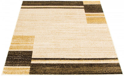 Aya Ivory-Brown Area Rug - 3'11 x 5'7|Carpette Aya ivoire-brune - 3 pi 11 po x 5 pi 7 po| D2FU7TKD