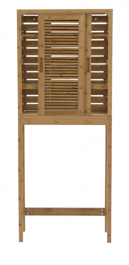 Bracken Bamboo Space-Saver Accent Cabinet - Naturel|Armoire décorative à économie d'espace Bracken en bambou - naturel