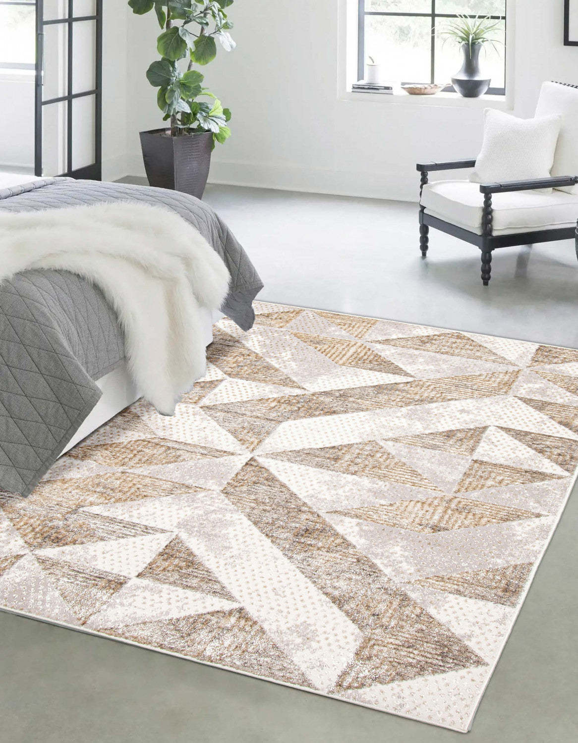 Fabian Ivory Area Rug - 5'0 x 8'0|Tapis Fabian ivoire - 5 pi 0 po x 8 pi 0 po