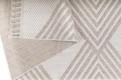 Tapis intérieur/extérieur blanc Athena - 7,6 X 10,6 | Tapis Blanc D'intérieur/Extérieur Athena - 7.6 X 10.6