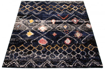 Tapis Makondo Classic bleu marine - 201 x 290 cm | D29HYB2M