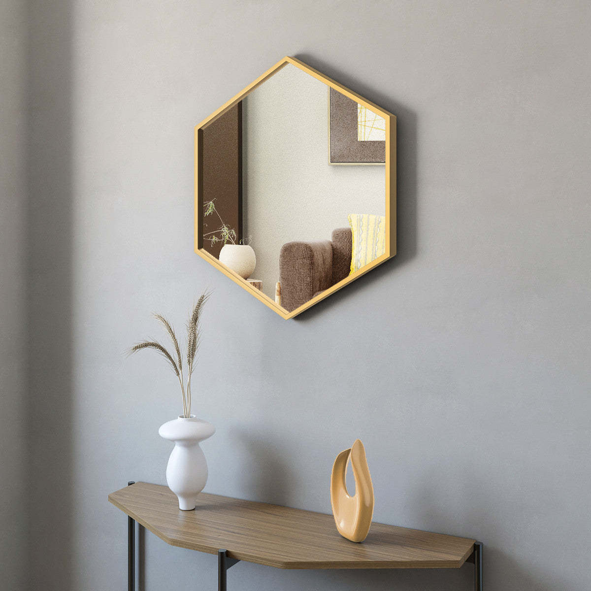 Miroir Zona Gold 28|Miroir Zona de 28 po doré
