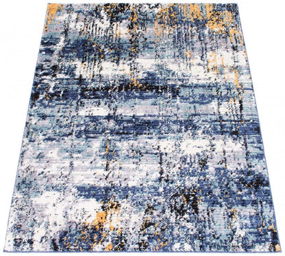 Tapis Paloma Marble Bleu - 120 x 180 cm | Tapis Paloma Marble Bleu - 120 x 180 cm | D86F8KMM