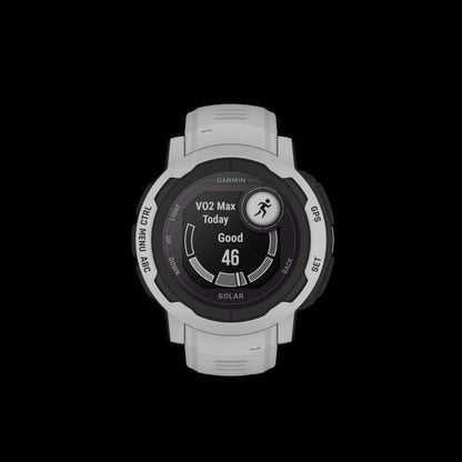 Garmin Instinct® 2 Solar Gps Smartwatch - Durable Rugged Design With Solar Charging - Mist Grey|Montre Gps Garmin Instinct® 2 Solar - Design Robuste Et Durable Avec Chargement Solaire - Gris Brume