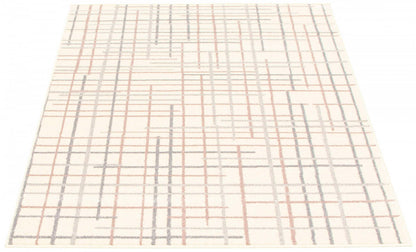 Tapis Taite crème-argent - 3'11 x 5'7|Carpette Taite crème-argent - 3 pi 11 po x 5 pi 7 po| D29WJN1J