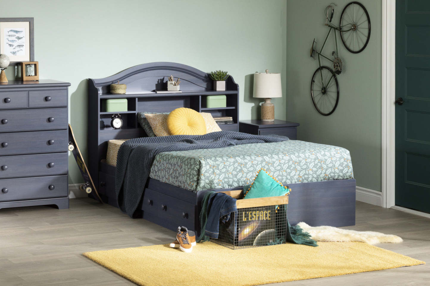 Commode à 5 tiroirs Summer Breeze - Bleuet | Commode Summer Breeze 5 Tiroirs - Myrtille