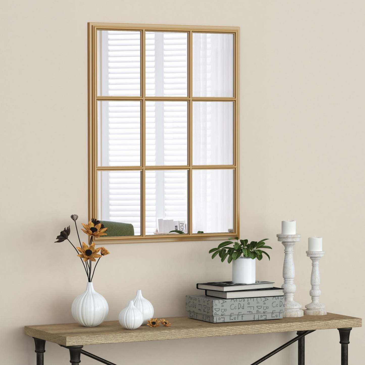 Miroir Trepion Gold 36|Miroir Trepion de 36 po doré