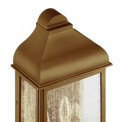 Madrid 3 Light Outdoor Wall Sconce, Weathered Brass Lamp | Applique Murale D’exterieur Madrid A 3 lampes, Laiton Vieilli