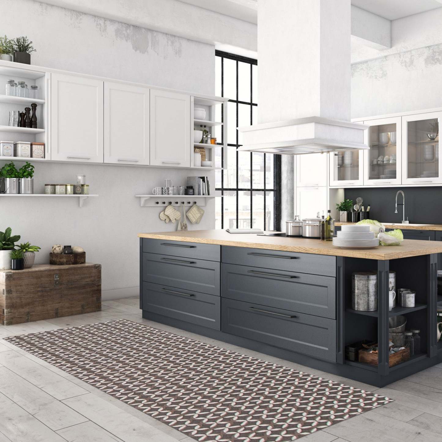 Bellezza Black 2'2 x 3'0 Area Rug - S of 2|Tapis Bellezza noir 2 pi 2 po x 3 pi 0 po - Ensemble de 2|D21WVF8Q