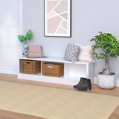 Banc de rangement Calla - Blanc|Banc de rangement Calla - blanc