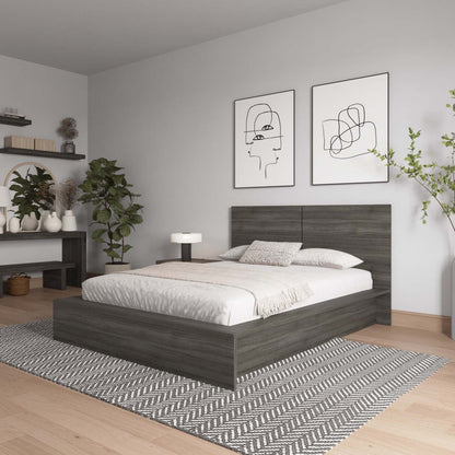 Nordika James Queen Headboard - Grey Oak|Tête de lit James Nordika - chêne gris