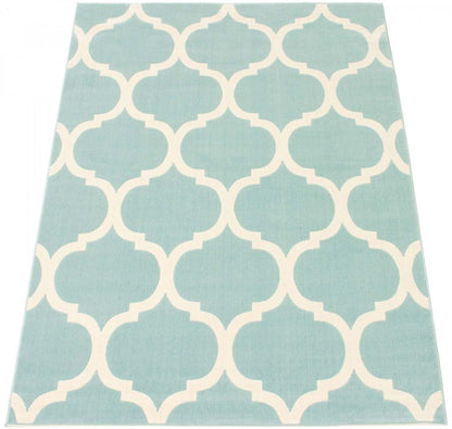 Aliya Aqua 3'11 x 5'7 Area Rug|Carpette Aliya turquoise 3 pi 11 po x 5 pi 7 po|D86FQKFN