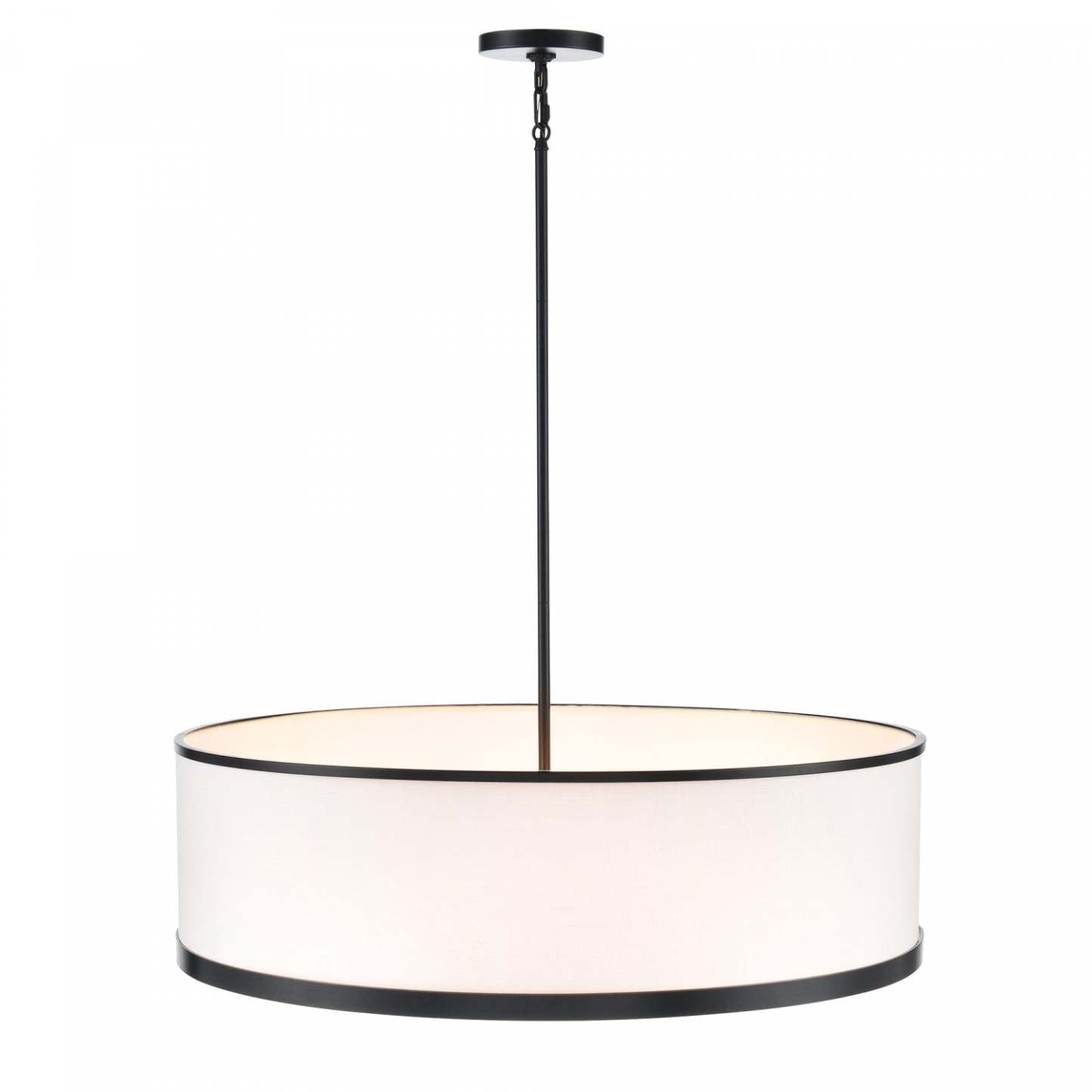 Luminaire d'îlot High Street 8 lampes 30 po, noir | Luminaire d'îlot à 8 lampes High Street de 30 po, noir