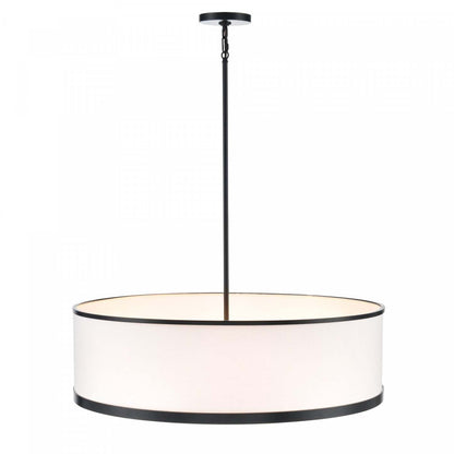 Luminaire d'îlot High Street 8 lampes 30 po, noir | Luminaire d'îlot à 8 lampes High Street de 30 po, noir