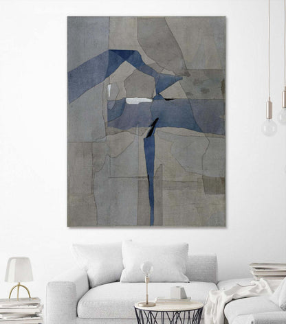 Œuvre d'art murale géante « Survivor Puzzle » 72 x 54