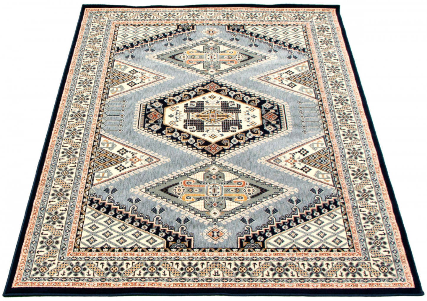 Quincy Blue Area Rug - 7'10 x 10'2|Carpette Quincy bleue - 7 pi 10 po x 10 pi 2 po |D2B9758H