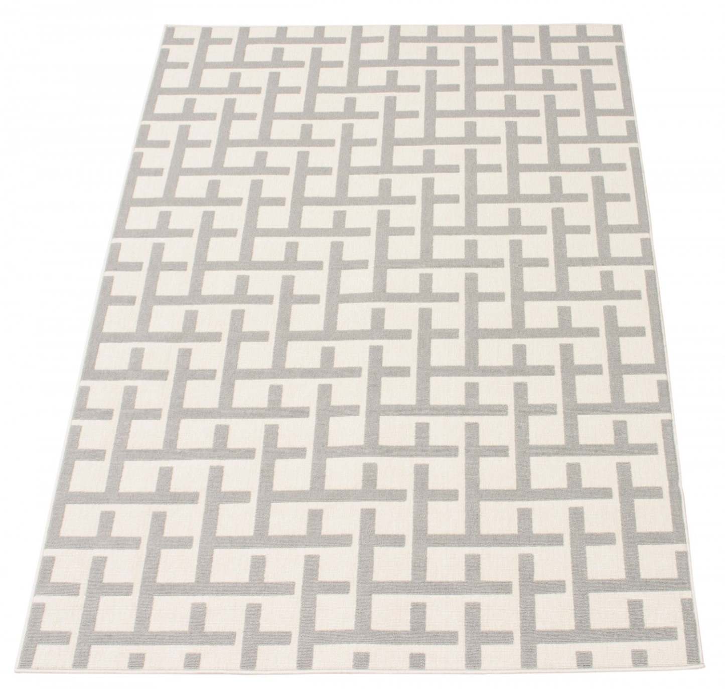 Tapis Brangane gris clair 160 x 230 cm | D86F852Y