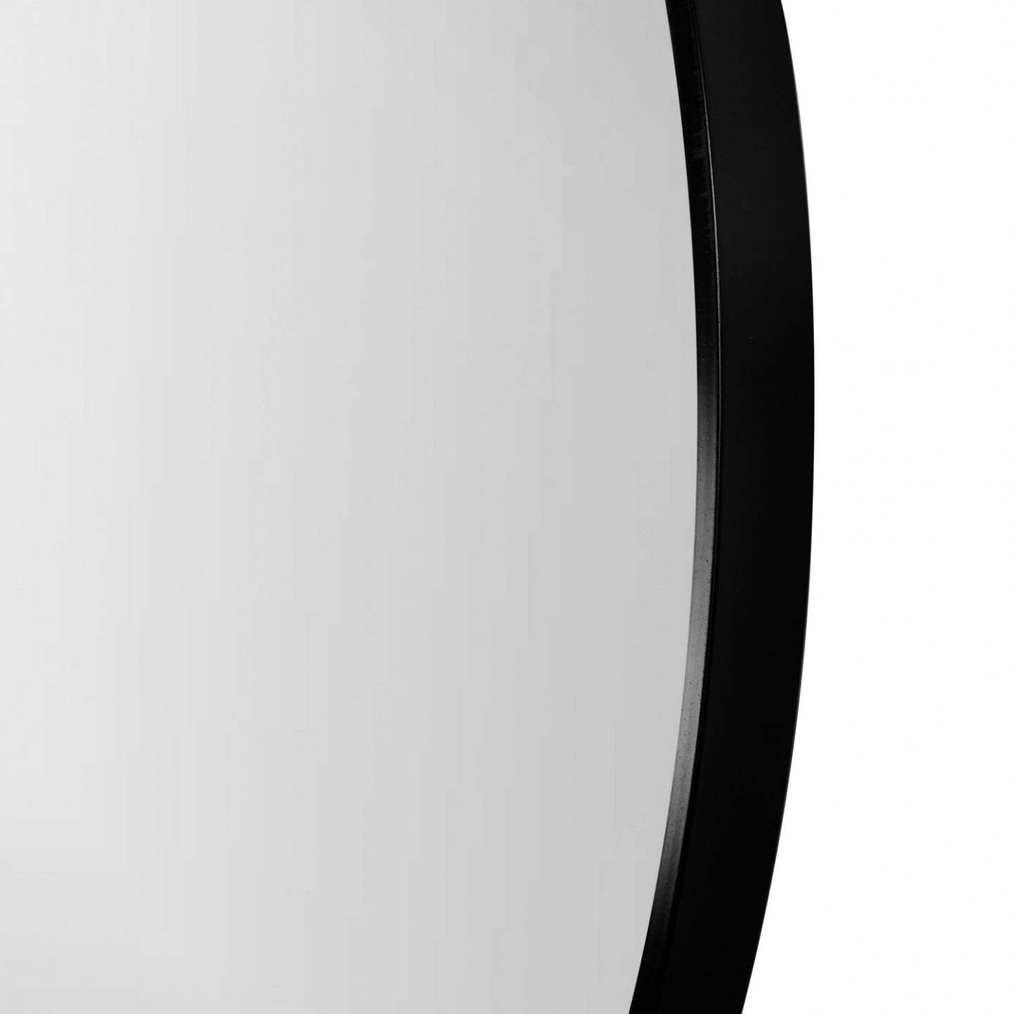 Miroir rond Emerson noir|Miroir rond Emerson noir