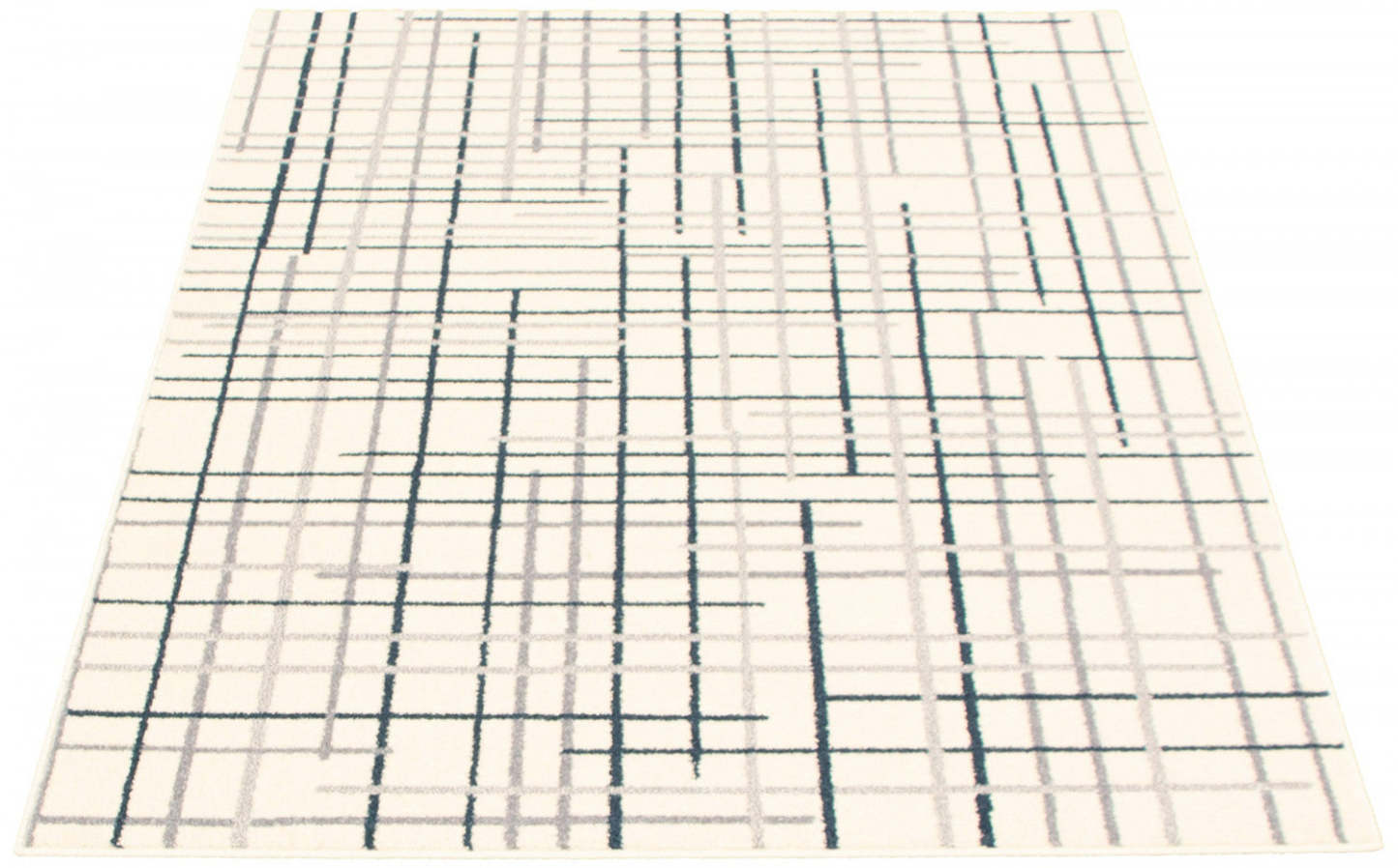 Taite Cream-Prol Area Rug - 3'11 x 5'7|Tapis Taite crème-couleur pétrole - 3 pi 11 po x 5 pi 7 po| D2ASHIUZ