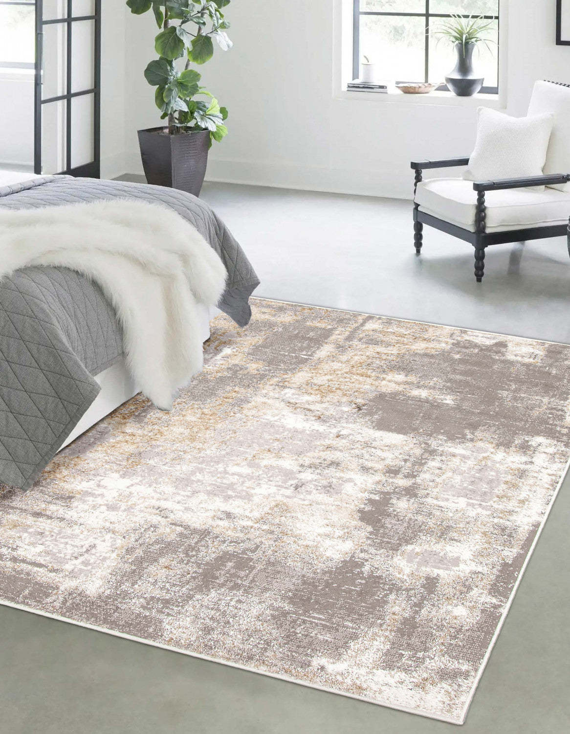Emory Grey Area Rug - 5'0 x 8'0|Tapis Emory gris - 5 pi 0 po x 8 pi 0 po